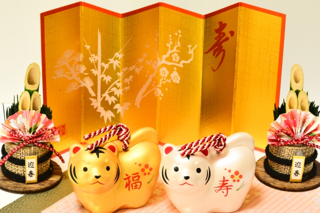 Traditional New Year Decoration in Japan