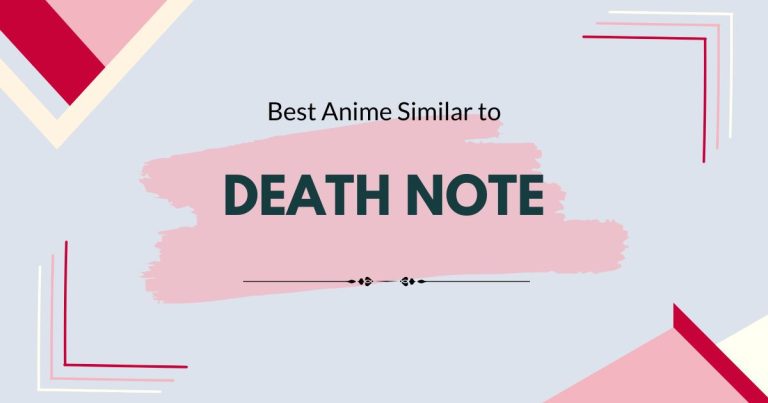 Best Anime like Death Note