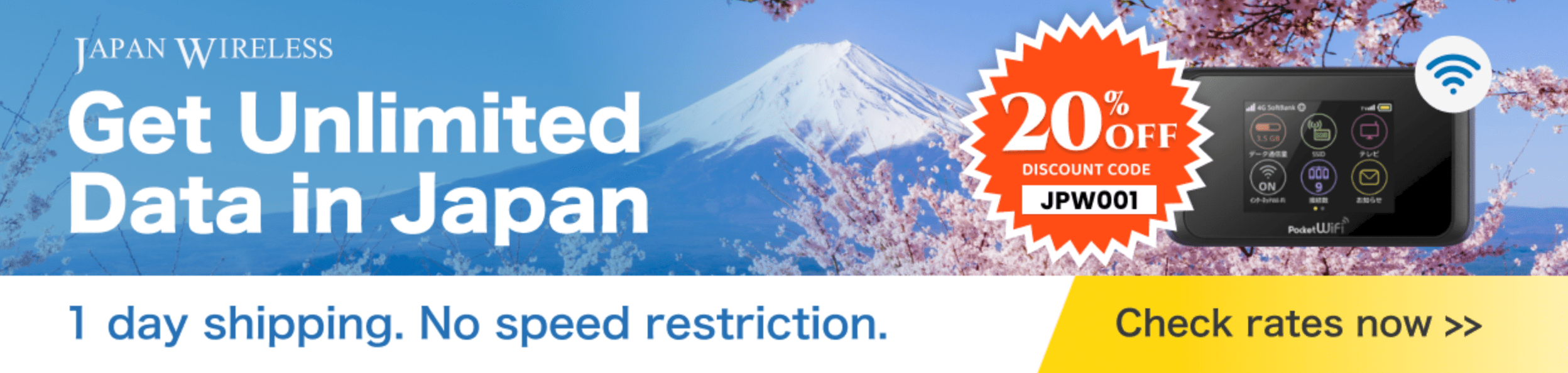 Japan Wireless Pocket Wifi